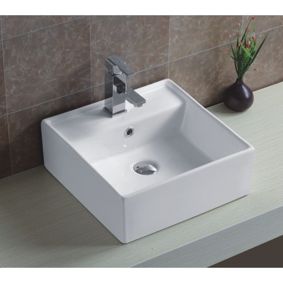 WASHBASIN » ICB 865  - Ceramic washbasin on a countertop