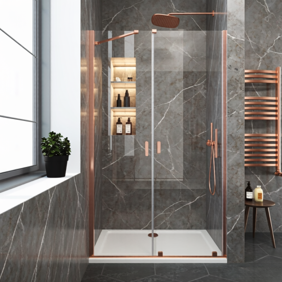 ПРЕГРАДЕН ПАРАВАН ELGIO BRUSHED ROSE GOLD