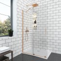 ПАРАВАН WALK IN ELGIO BRUSHED ROSE GOLD