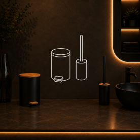 Toilet Dustbins and Brushes