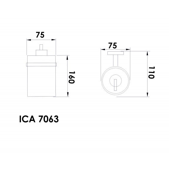 Аксесоари за баня  »  Арго » ICA 7063  - Аксесоари за Баня Интер Керамик /5 Години Гаранция/