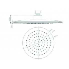 Rain shower head ICH 2132