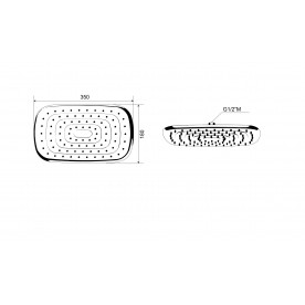 Rain shower head  ICH 2318
