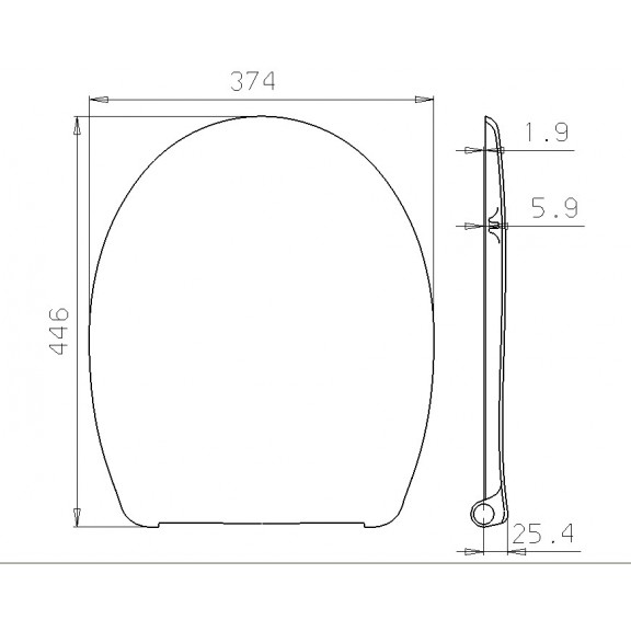 WC-Sitz  ICST 756 IMPATTO