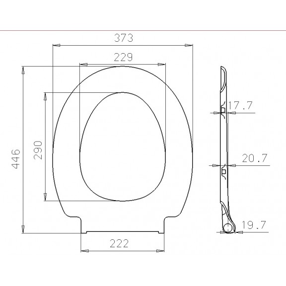WC-Sitz  ICST 756 IMPATTO