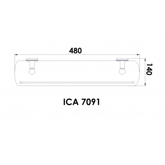 Аксесоари за баня  »  Арго » ICA 7091  - Аксесоари за Баня Интер Керамик /5 Години Гаранция/