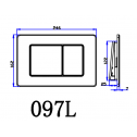 BG 097L BS + PNEUMATIC BUTTON FRAME AND PNEUMATIC CYLINDER