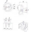 Messingmischer für Einbau  ICF 3316G