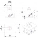 Messingmischer für Einbau  ICF 5541711-1B