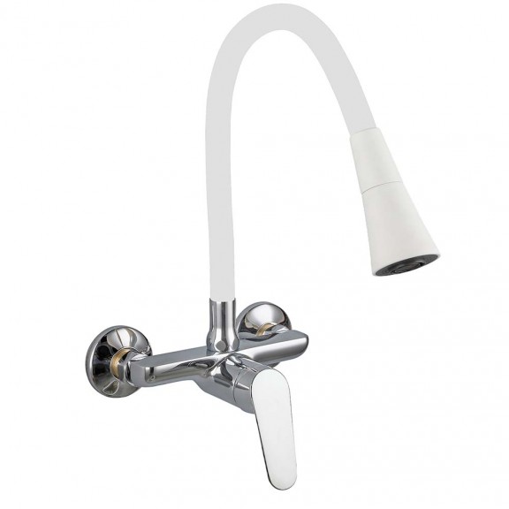 Месингов Смесител » LINNI WHITE MATT  ICF 5108152W 7789