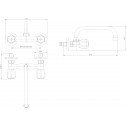 Brass faucet  -  DUNAV   ICF 5018718 7120  - Kitchen faucets
