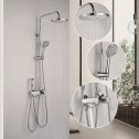Shower set ICT 6018  - Ajustable Shower Systems Sunflower