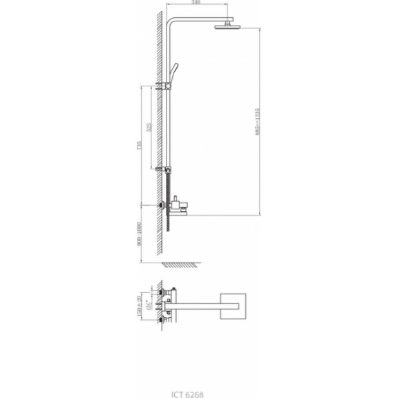 Duschsystem »  ICT 6288