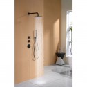 CATARINE MATT BLACK СМЕСИТЕЛ ЗА ВГРАЖДАНЕ ЗА ДУШ 634503MB