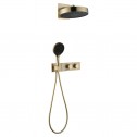 BIAGIO INWALL MOUNTED FAUCETS/TOP SHOWER/BARS 634577 BRUSH GOLD