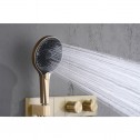 BIAGIO INWALL MOUNTED FAUCETS/TOP SHOWER/BARS 634577 BRUSH GOLD