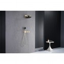 BIAGIO INWALL MOUNTED FAUCETS/TOP SHOWER/BARS 634577 BRUSH GOLD