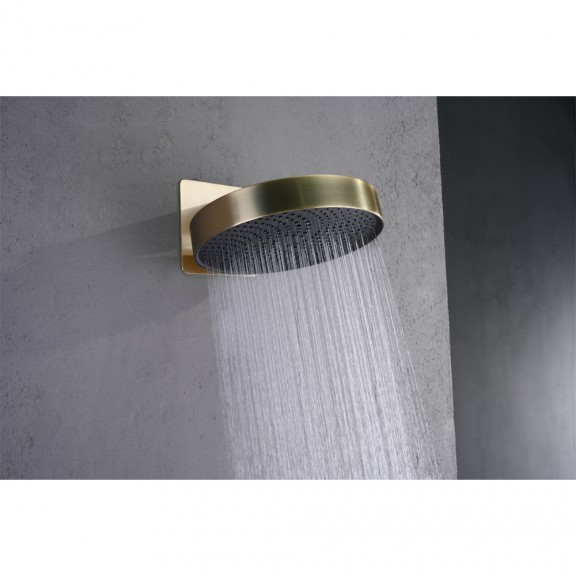 BIAGIO INWALL MOUNTED FAUCETS/TOP SHOWER/BARS 634577 BRUSH GOLD