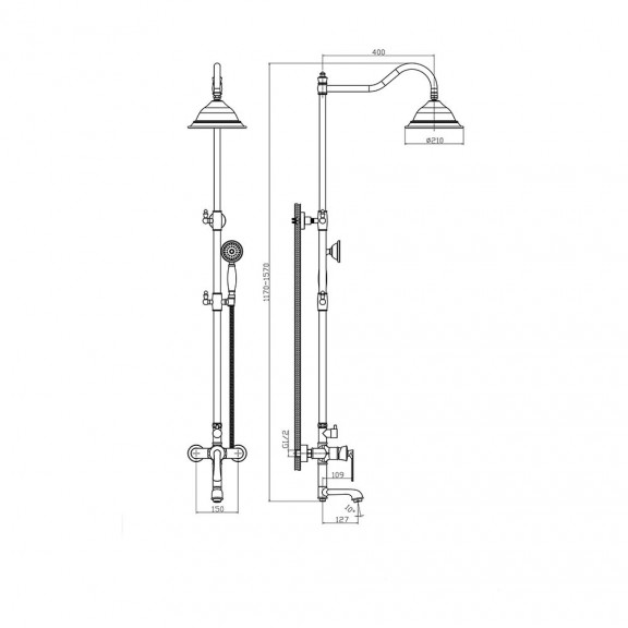 Duschsystem »  ICT 6481ORB