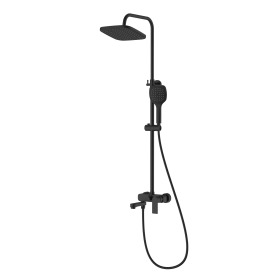 SHOWER SET VELARO BLACK 076505BM