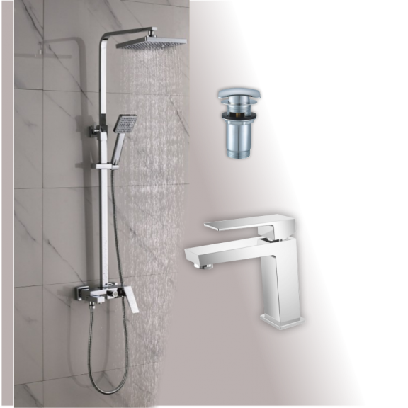 Shower set ICT BG ELINOR ХРОМ