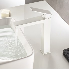 Brass Faucet »  ICF 1418191W ELINOR MATT WHITE