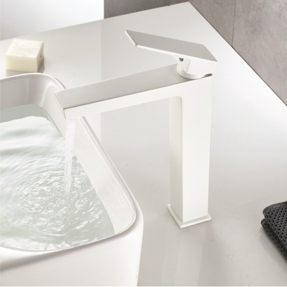 ορειχάλκινη μπαταρία »  ICF 1418191W ELINOR MATT WHITE  - Μπαταρίες Luxurios