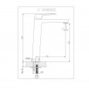 ορειχάλκινη μπαταρία »  ICF 1418191W ELINOR MATT WHITE  - Μπαταρίες Luxurios