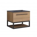 SET PVC BATHROOM CABINET SIMON 6050-039 + BASIN 6066G