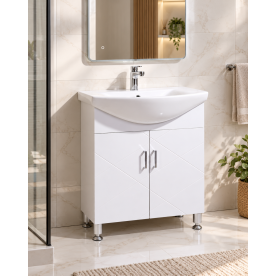 KD МЕБЕЛ ЗА БАНЯ ЛЕГО 7544 NEW + УМИВАЛНИК 5975