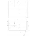Bathroom cabinet » ICP 4885 + 4613