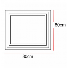 ICL 1496 Mirror for bathroom "DIA"