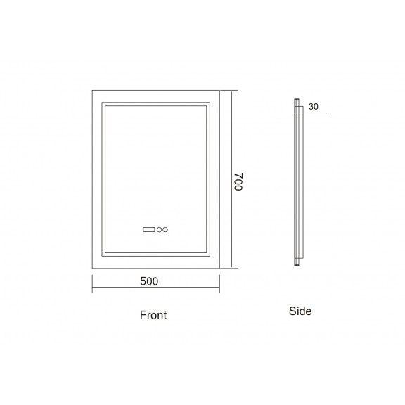 Mirror with lighting » ICL 1794  - LED mirrors