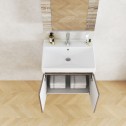 Ερμάριο μπάνιου PVC » ICP 6055 WOODEN