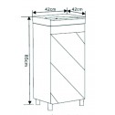 Bathroom cabinet ICP	4242  - Standing cabinets