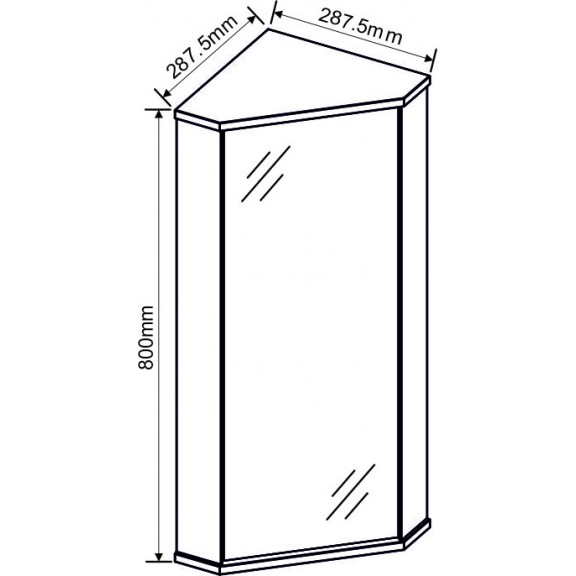 Огледални шкафове » ICMC 1030-30 NEW  - Горни Мебели PVC
