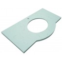 Bathroom countertop   PIETRA  ICP 5021-120W  - ПЛОТОВЕ ЗА БАНЯ ОТ КВАРЦОВ МАТЕРИАЛ