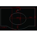 Bathroom countertop   PIETRA  ICP 5021-100B  - ПЛОТОВЕ ЗА БАНЯ ОТ КВАРЦОВ МАТЕРИАЛ