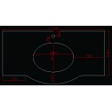 Bathroom countertop   PIETRA  ICP 5021-120W  - ПЛОТОВЕ ЗА БАНЯ ОТ КВАРЦОВ МАТЕРИАЛ