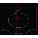 Bathroom countertop   PIETRA  ICP 5021-80W  - ПЛОТОВЕ ЗА БАНЯ ОТ КВАРЦОВ МАТЕРИАЛ