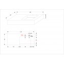 Λεκάνη " PIETRA" » ICL 12049/120B LEFT