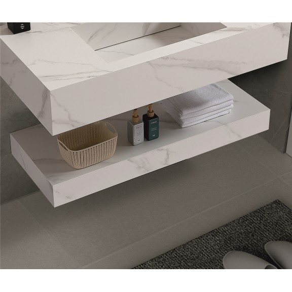 Πάγκος μπάνιου απο χαλαζία " PIETRA" » ICL 12050/100W