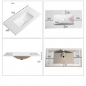 Washbasin ICC 9066  - Washbasin for cabinet