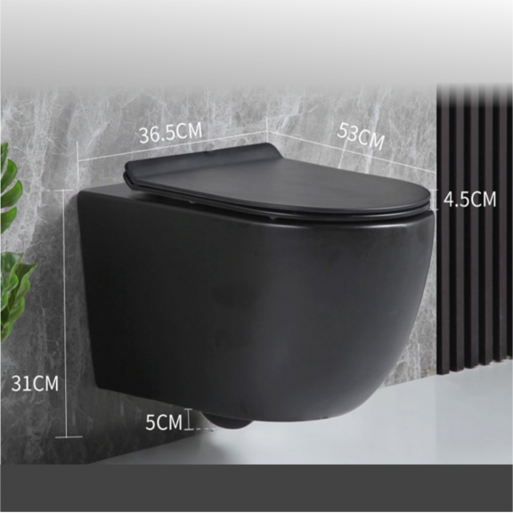 Стенна тоалетна чиния  ICC  	3755B NEW