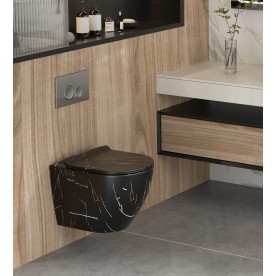 WALL HUNG TOILET 4937MB MARBLE TORNADO