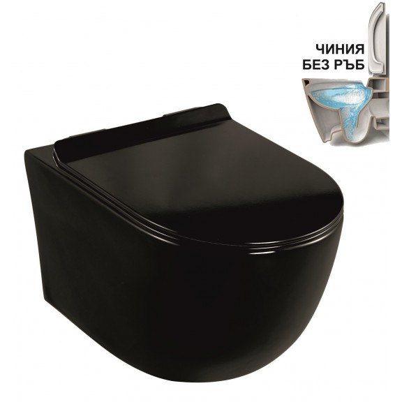 Стенна тоалетна чиния  ICC  	3755B NEW