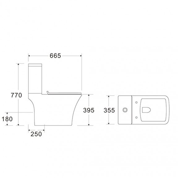 Моноблок ICC 7837S UF RIMLESS