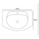 Washbasin ICC  4537  - Washbasins, pedestals and semi-pedestal