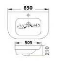 Умивалник ICC 6350