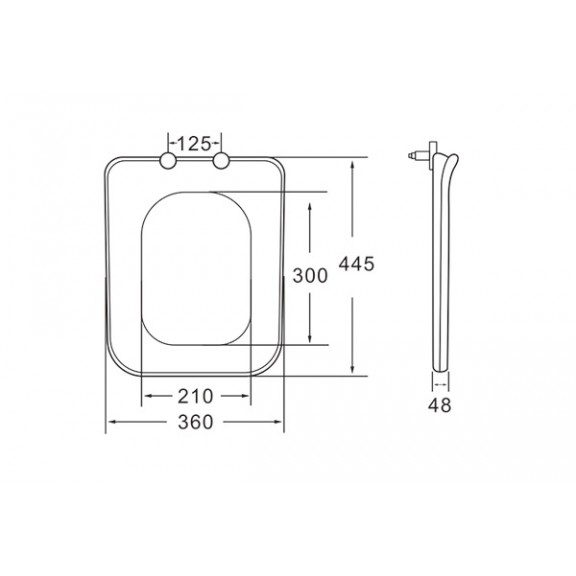 Тоалетна седалка ICST 5135W SEAT